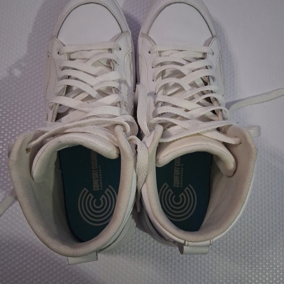 Converse White High-Top Sneakers - Picture 7 of 8